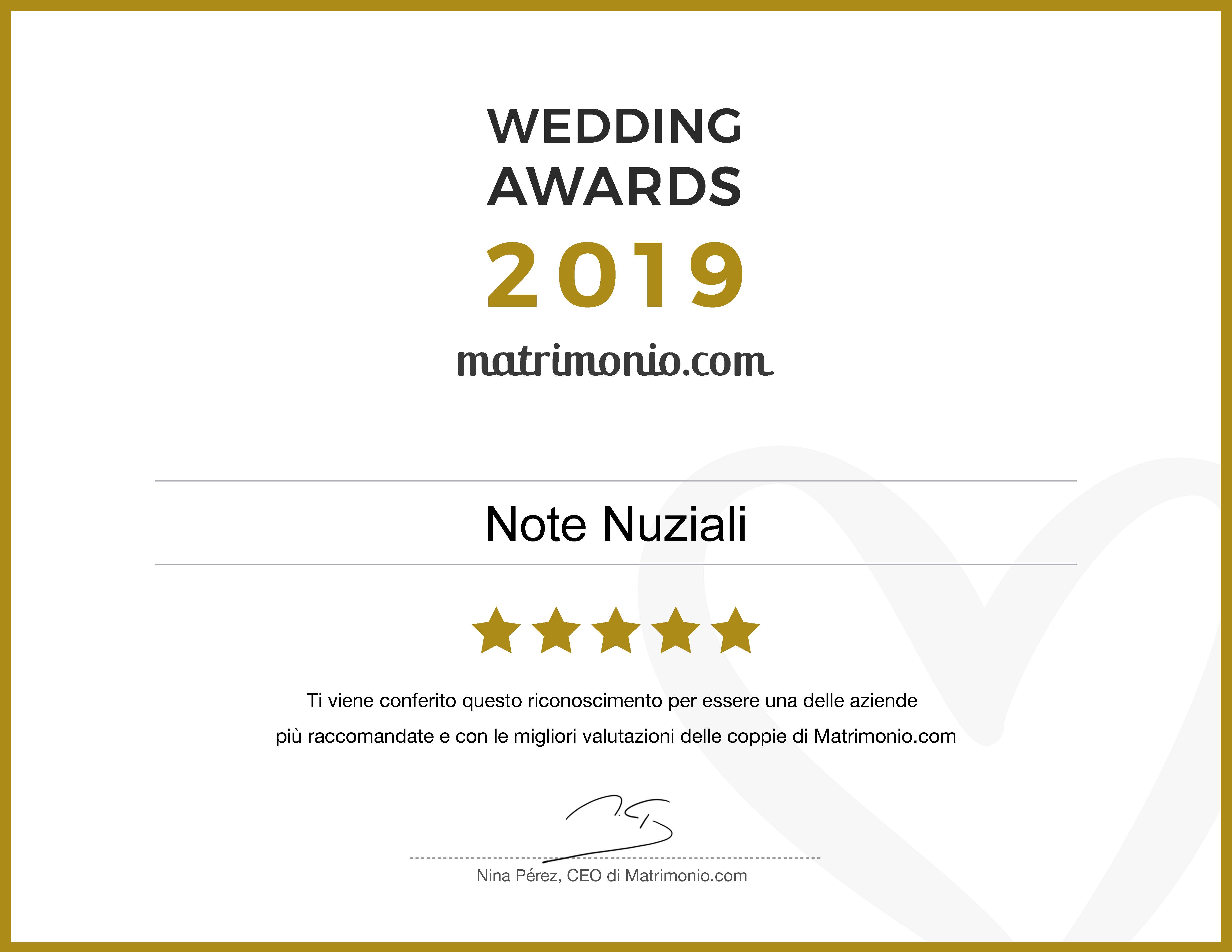 Wedding Awards 2019